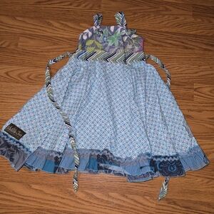 Matilda Jane Blue and Green Patterned Dress